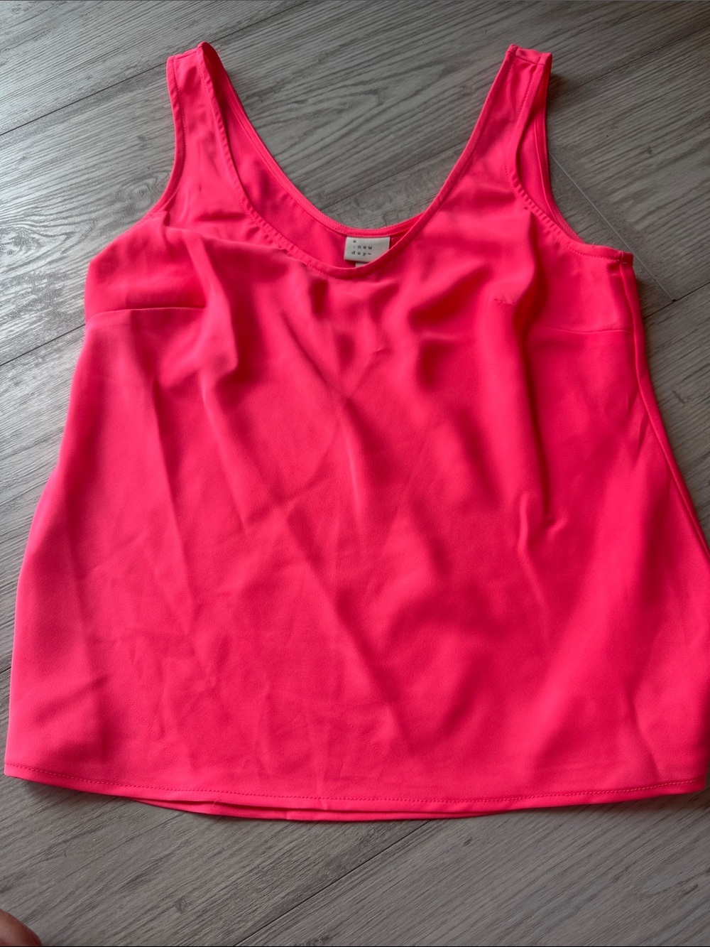 a new day Hot Pink Scoop-Neck Tank Top